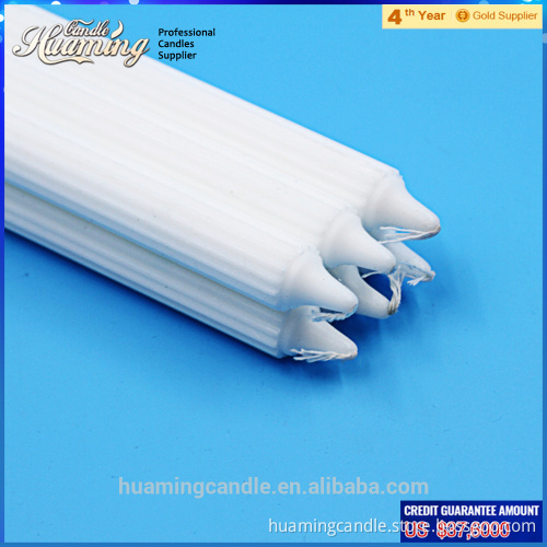the most popular wholesale white flute candle for home use with cheap price and high quality